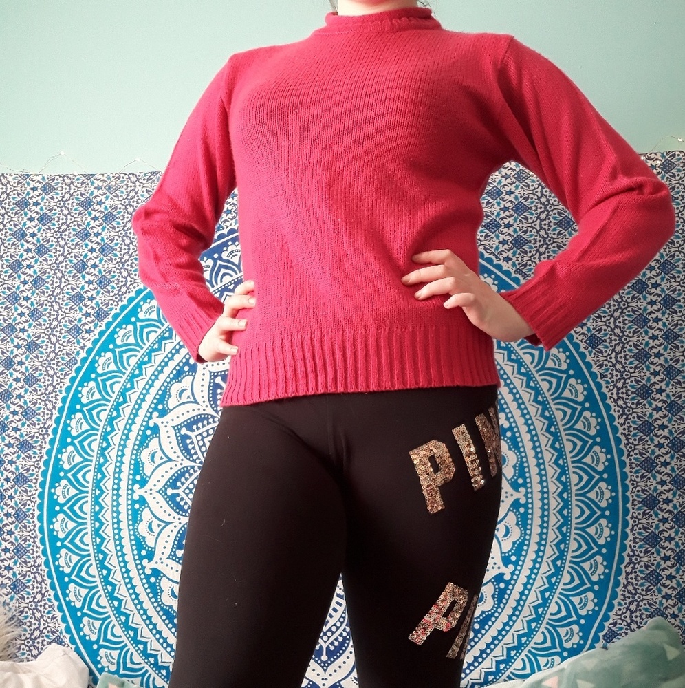 Pink sweater